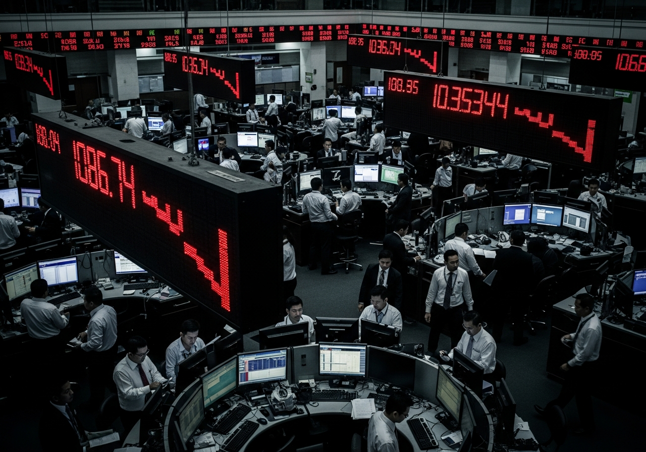 IHSG Anjlok ke Level 6.962 dan Rupiah Melemah di Tengah Ketidakpastian Global